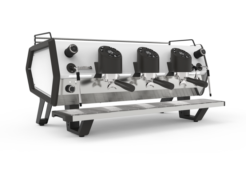Sanremo D8 PRO Black/White 3Group – Commercial 3-Group Espresso Machine for Barista Efficiency