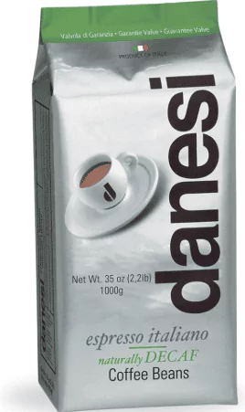 Danesi Decaf Espresso Beans – Full Flavor, No Caffeine