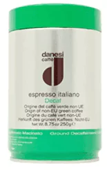 Danesi Decaf Espresso Tins – Caffeine-Free in Airtight Tin