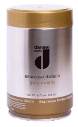 Danesi Gold Espresso Tins – Luxury Tin Packed Arabica Blend