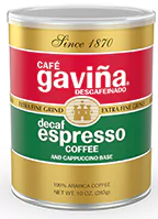 Gavina Decaf Espresso Coffee Can – Bold Flavor, No Caffeine