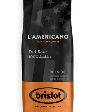 Bristot L'Americano Dark Roast – 100% Arabica Filter Coffee with Bold Cocoa & Toasted Notes