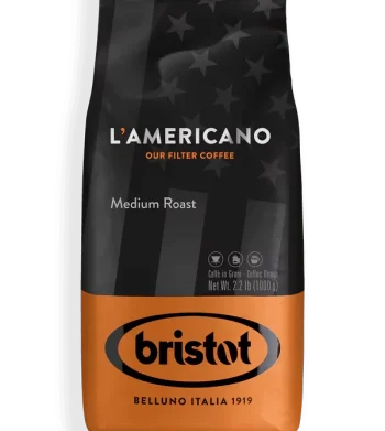 Bristot L'Americano Medium Roast – Balanced Arabica-Robusta Blend with Cocoa & Spice
