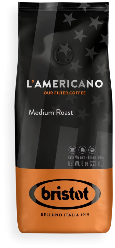 Bristot L'Americano Medium Roast Coffee – Smooth & Balanced Filter Coffee