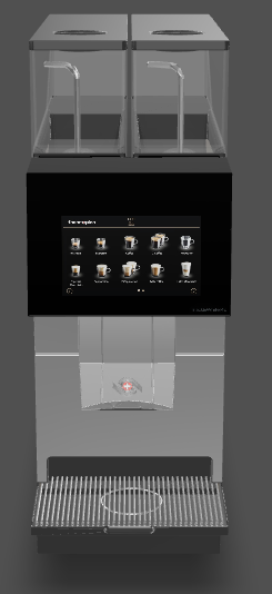 Thermoplan Black&White4compact CTM – Compact Coffee Machine with Milk System