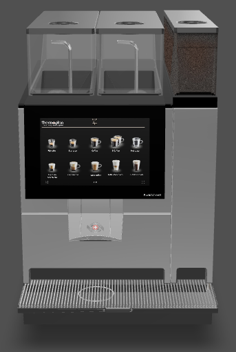 Thermoplan Black&White4 CTM P – Auto Coffee & Chocolate Powder Machine